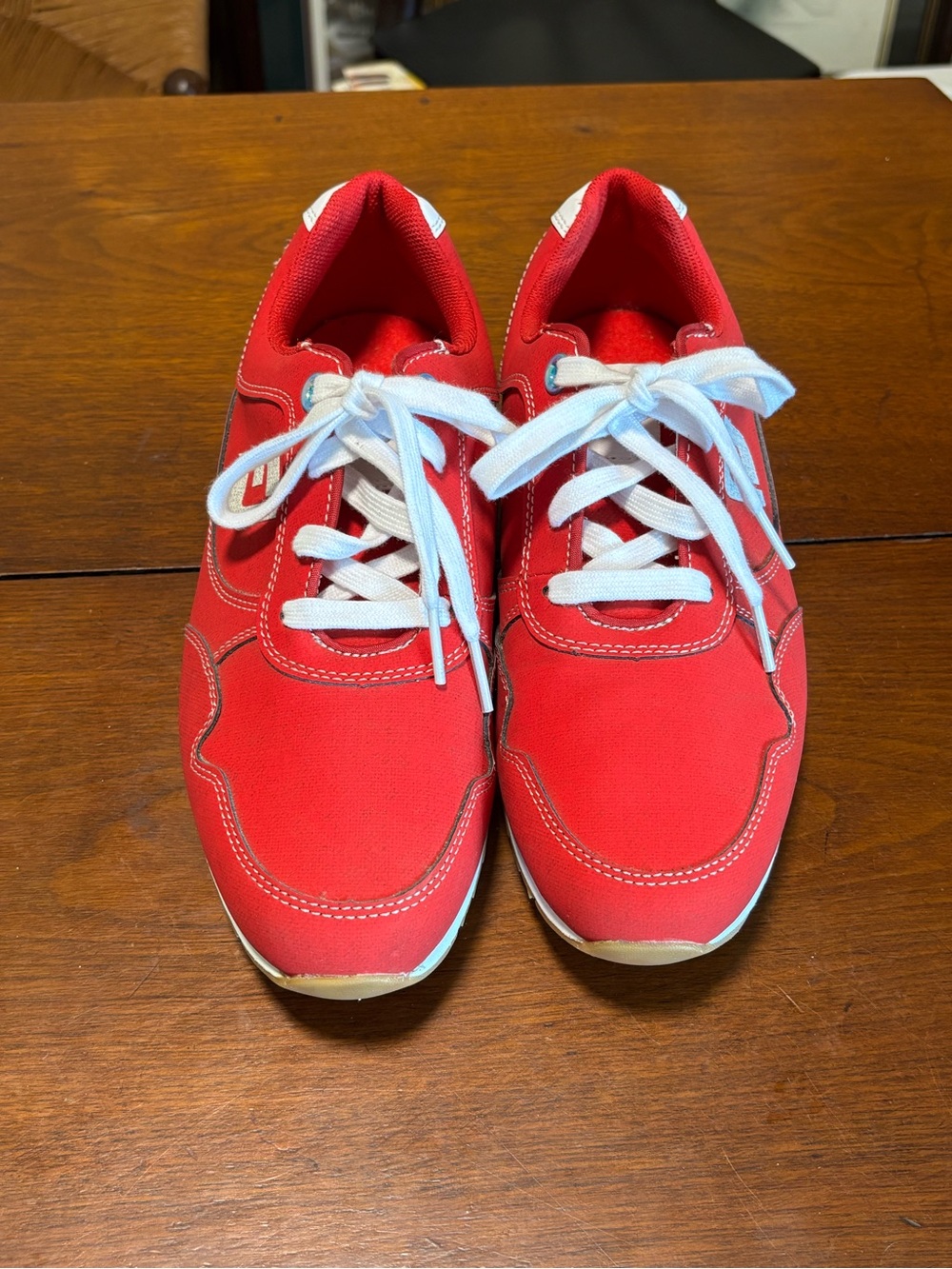 FootJoy Sport Retro Women Golf Shoes Red/White Size7.5 M Model 92386